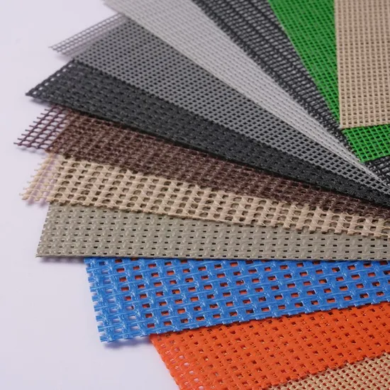 OEM PVC Coated Polyester Mesh Gymnasium Divider PVC Mesh Fence Fabric