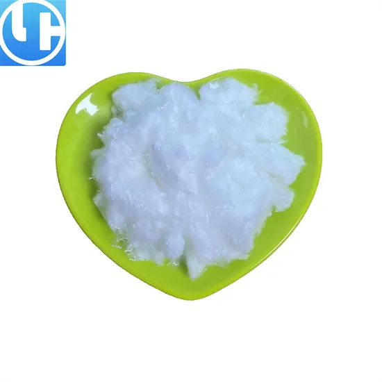1.4D*8mm 100% Virgin Polyester Staple Fiber Raw White Semi-Dull for Yarn Spinning