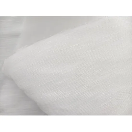 Ready Stock Skin Friendly Plain Dyed Silk Linen Blend Fabric for Skirts