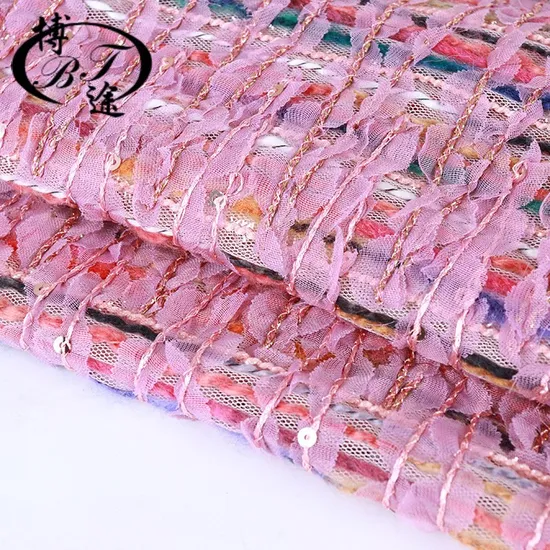Luxury High Quality Factory Desinged Beads Embroidery Lace Fabric for Wedding Dresses