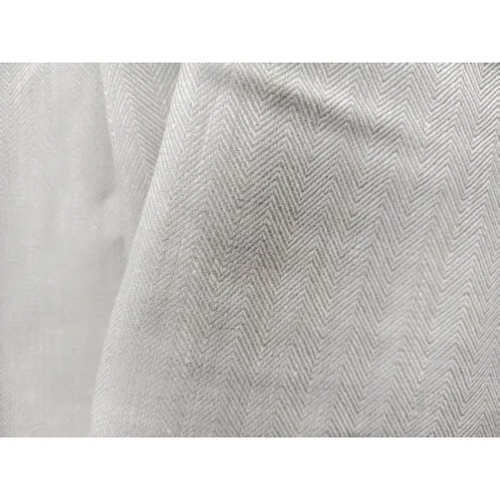 High Quality Long-Lasting Linen Herringbone Fabric for Shirt and Fashion Garment