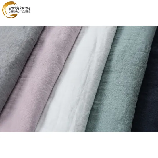 Linen Cotton Fabric for Household Suppliers and Garment