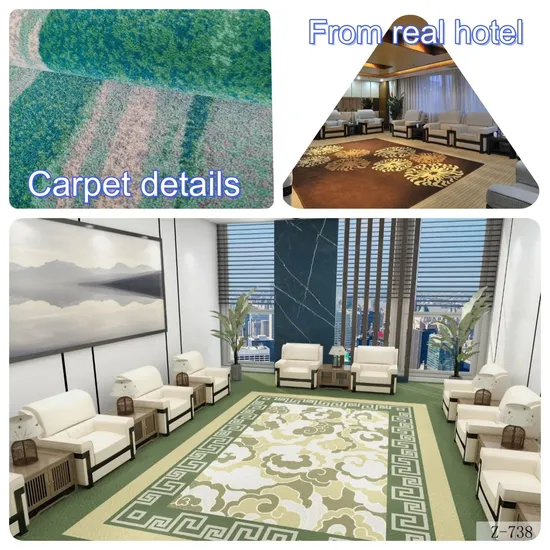 Wall to Wall Wool Commercial Axminster Floor Hotel Carpet with Modern Chinese Custom Pattern Machine Made Woolen Polyester Flooring Carpet-Rug-Mat Factory Price