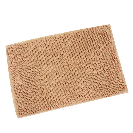 High Density Luxury Non Slip Chenille Bath Mats Extra Soft Microfiber Door Mat Water-Proof Bathroom Mat Absorbent Rugs