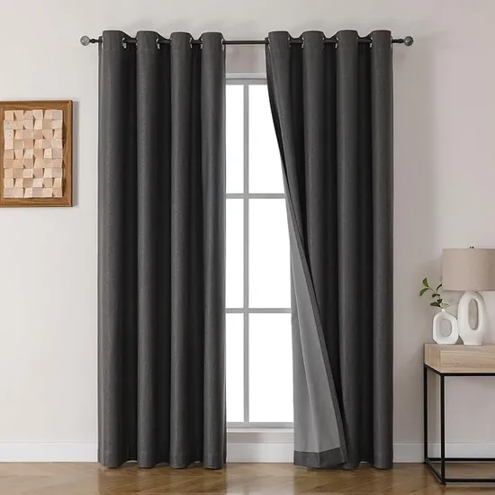 Hotel Homestay Engineering Physical Sound Insulation Sunscreen Full Blackout Curtain Fabric
