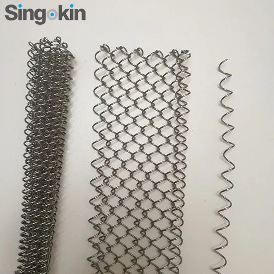 Weave Fabric Partition Metal Ring Decoration-Wire-Mesh