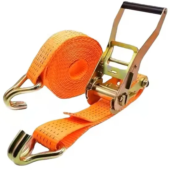4 Pack 2 in X 27 FT Double J Hook Ratchet Straps (11, 000 lbs Break Strength) , Heavy Duty Tie Down Straps for Trucks (5T, 50mm, 8m)