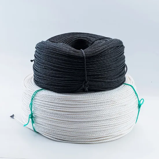 High Tenacity 3 Strands Plastic Twisted PE PP Rope for Fishing Packaging
