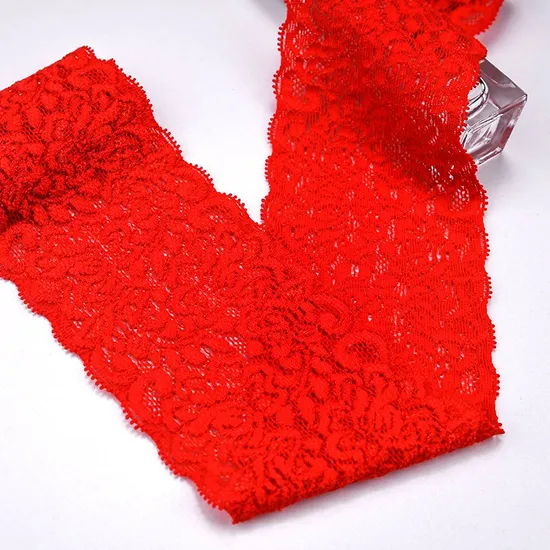High Quality Stretch 90%Nylon 10%Spandex Lace Fabric for Underwear 106294