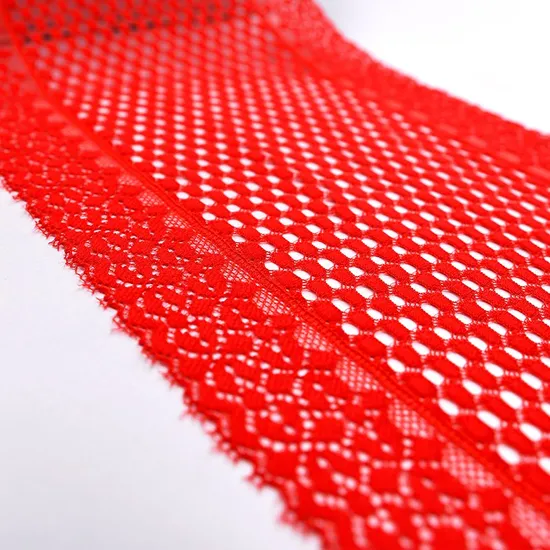 High Quality Stretch 90%Nylon 10%Spandex Lace Fabric for Underwear 5034