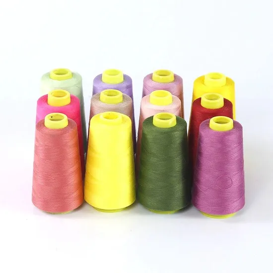 Customized Multiple Colors 100% Polyester Sewing Thread