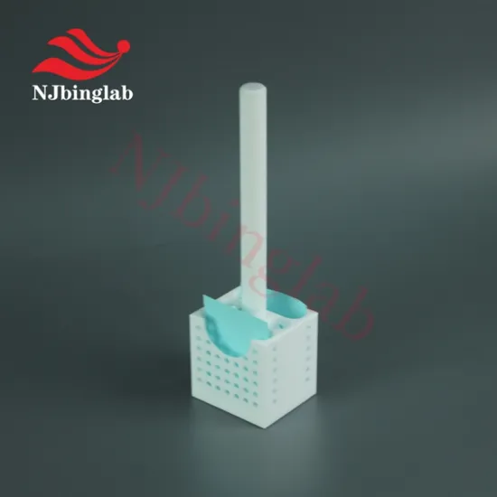Semiconductor PTFE Wafer Cassette Chips, Wafer Cleaning Containers, Hf Corrosion Resistance