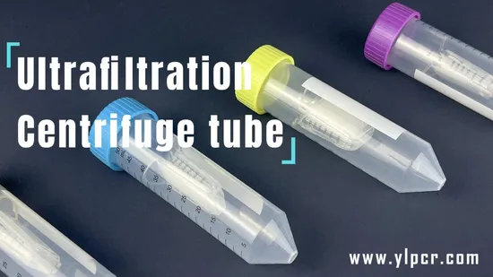 Lab Sterile High Speed Self Standing 15/50ml 50/100kd Ultrafiltration Conical Plastic Centrifuge Tube