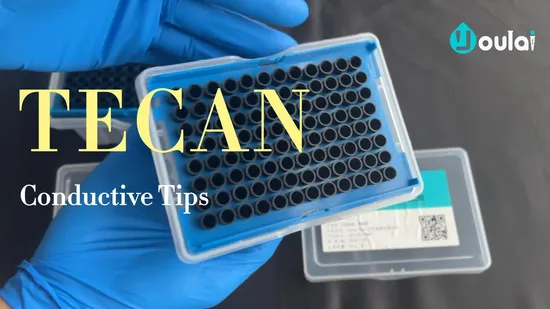 50UL/200UL/1000UL Pipette Robotic Tecan Conductive Use Black Tips