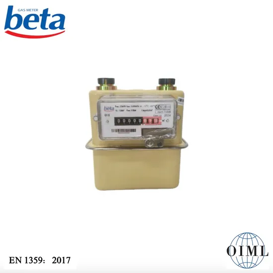 G1.6 Mechanical Diaphragm Gas Meter Anti Back Flow
