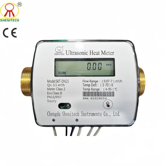 CE DN15 DN20 Ultrasonic BTU Meter/Heat Meter with IP68 M-Bus/Wmbus/ Lorawan/Bacnet/Energy Meter