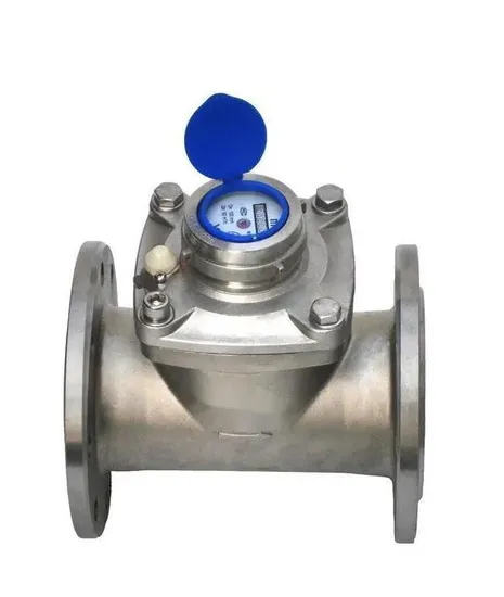 Water Meter DN150 with Stainless Steel Large Diameter Flange Horizontal Spiral Vane