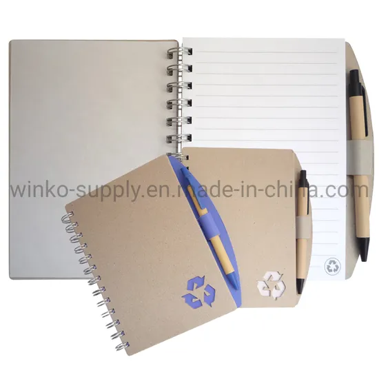 New Design Recycled Bamboo Cover Notebook for Promotional Gifts