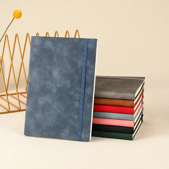 Wholesale Soft Leather Notepad Embossed Logo Journal Soft Faux Leather Notebook Customized