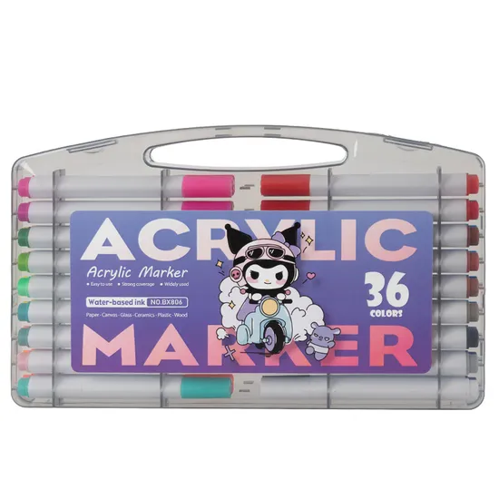 Direct Sales Acrylic Marker Pens for Seamless Transition Between Mediums