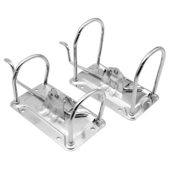 Lever Arch Mechanism with Bright Nickel Finish for Office File Folder