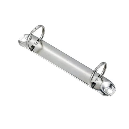 Metal 2 Ring Binder Spine Clip Ring Binder Mechanism O Ring Binder