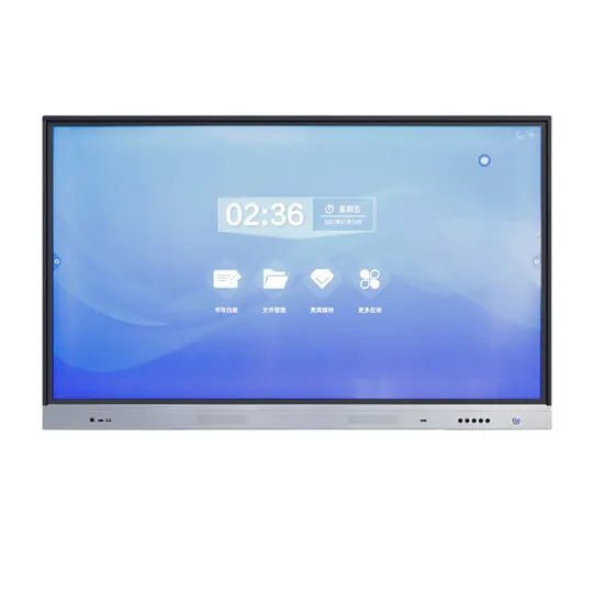 50 55 65 75 85 98 Inch Portable 4K Touch Screen All in One Advertising Display Meeting Interactive Whiteboard Smart Board