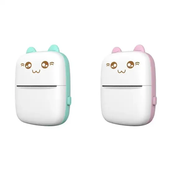 Portable Bluetooth Mobile Mini Photo Printer for Smartphone Label Maker Machine Paper Sticker