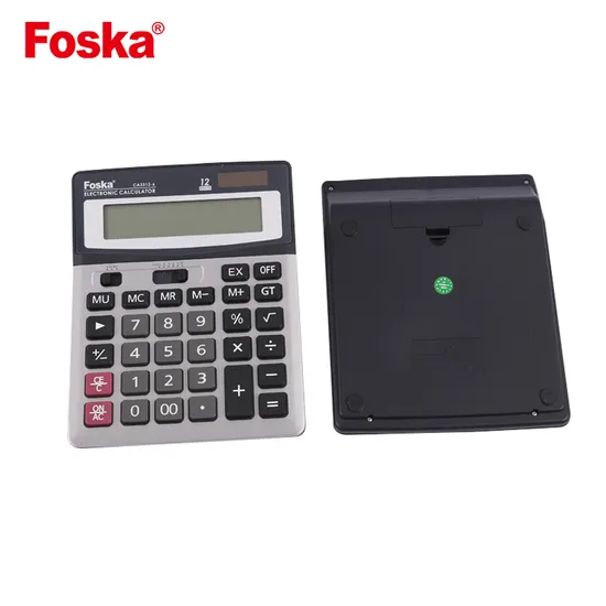 Comfortable and Anti-Fatigue Silicone Material Number Button Big Size Basic Office Calculators for Shop Cashiers Offices