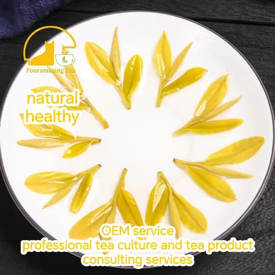 Fouramazingtea Golden Bud Huangjinya Green Tea Factory Wholesale Herbal Loose Leaf Pu′er/Puerh Instant EU Organic Black/Green/White/Oolong Tea Anticancer