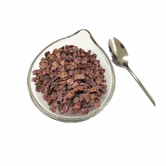 Hot Sale Dried Dehydrated Purple Sweet Potato Cubes