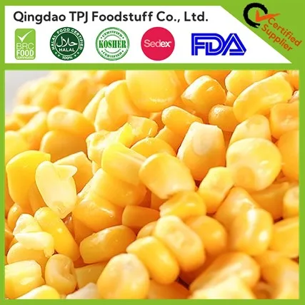 IQF Sweet Kernel Corn Sweet Variety Reliable Frozen Mix Vegetable & Fruit Manufacturer