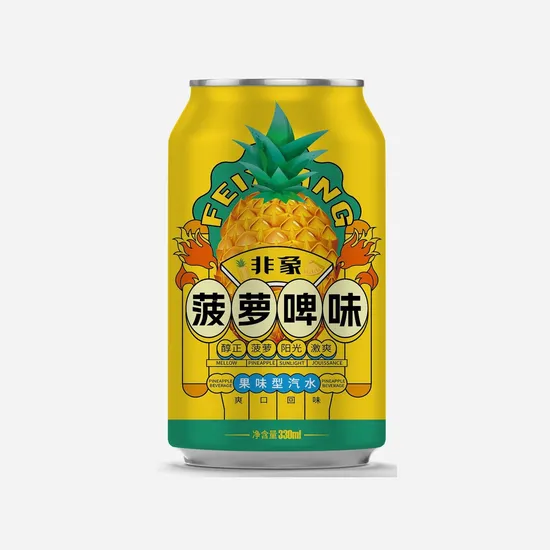 Refreshing Feixiang Pineapple Beer-Flavored Soda Beverage for Parties