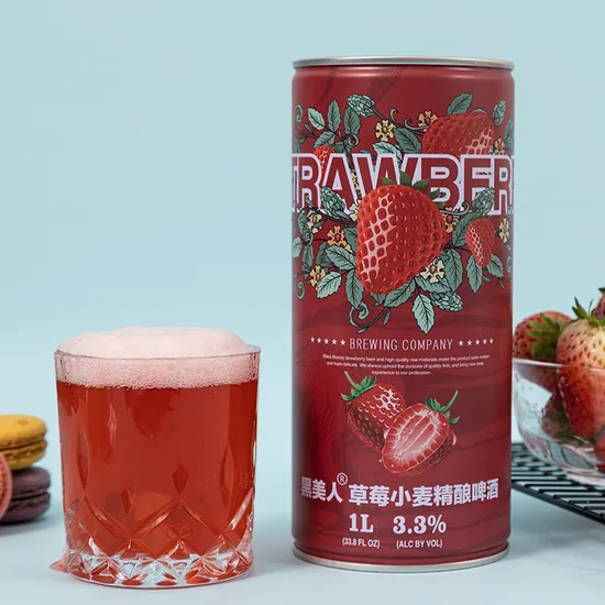 Beer Wholesale Fruit Taste Guava, Passion Fruit, Pineapple, Sugar Cane, Mango 330ml 500ml 1L Can Beer 33cl*24 Pack