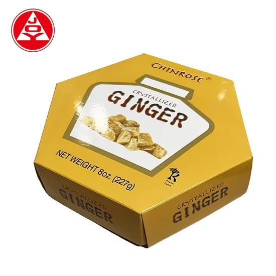Candy Golden Yellow Colour Cane Sugar Crystallized Ginger Dices with Factory Price