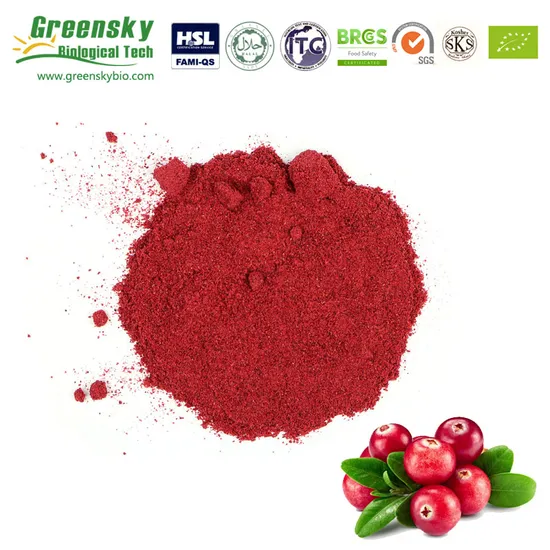 High-Quality Natural Pure Plant Extract Herbal 10~50% Cranberry Extract in Stock