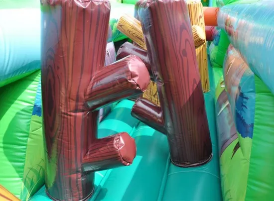 Colorful Waterproof Outdoor Inflatable Jumping Bouncy Castle with Slide