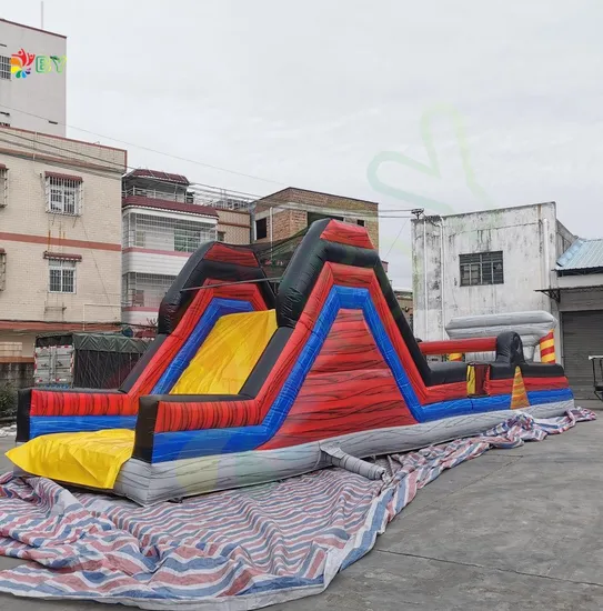 Large Customized Inflatable Floating Park, Inflatable Water Obstacle Recreation Equipment