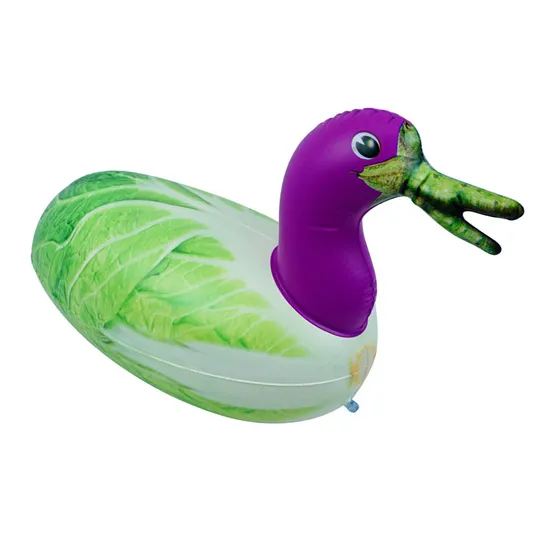Creative Weird Water Party Decorative Toys Inflatable Cabbage Eggplant Duck Banana Dog Dolphin