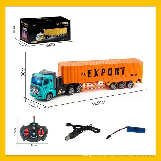 Detachable Semi-Trailer Engineering Remote Control Trailer Truck Electronics Toy