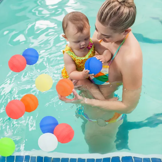 Balloons Water Summer Fun Reusable Silicone Water Balloons