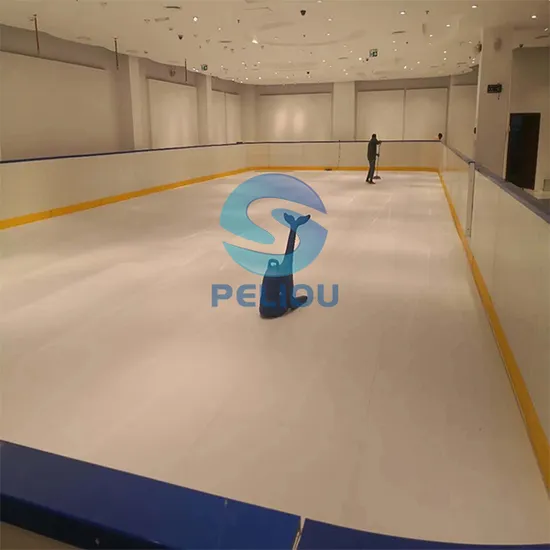 Self-Lubricating Rink Hockey Synthetic Ice Versus Real Ice for Hockey