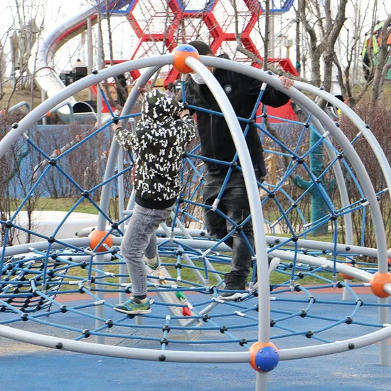 Amusement Outdoor Playground Equipment Small Climbing Net Frame Playground for Children