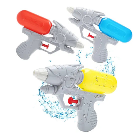 Wholesale Cheap Mini Children Kid Water Gun Toy Plastic Gun Toy Squize Summer Toy Baby Water Toy with 3 Different Colors