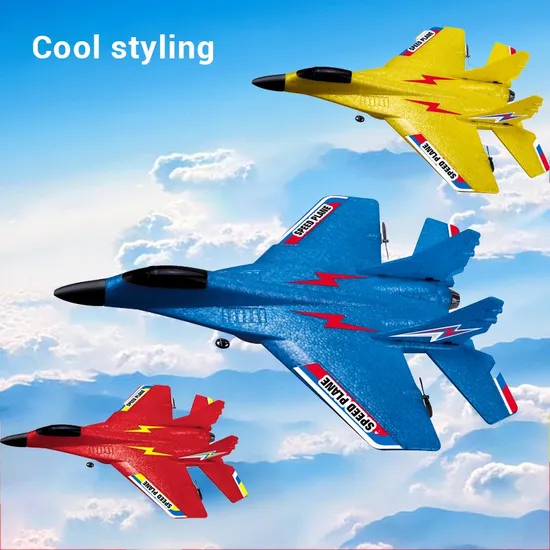 New Wholesale Summer Educational OEM Custom 2.4G Remote Control RC Radio Control EPP Foam Plane Baby Aircraft Outdoor Promotional Gift Drone Toy for Beginner