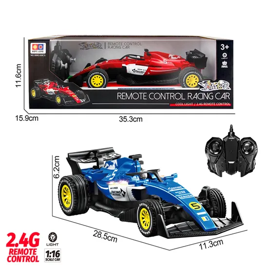 2023 Hot Selling 1: 16 Scale Car Toys 2.4 G Remote Control Car F1 Racing RC Hobby Formula Car 1 for Kids/Adult