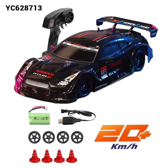 OEM Custom 1: 16 Scale Model Gtr Drift 20 Km/H Remote Radio Control Racing Race RC Toy Car with Lights for Children