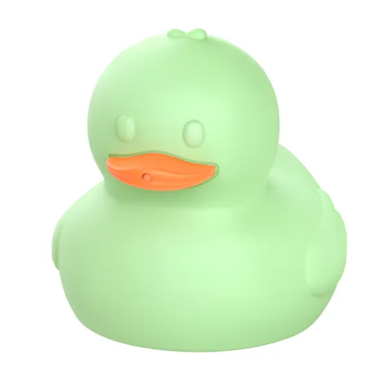 New Design Samll Eco-Friendly Colorful Baby Bath Duck Baby Toys Yellow Floating Silicone Duck Soft
