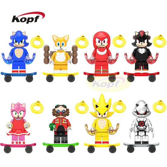 Amy Rose Teirusu Nakkurusu Anime Collection Building Block Mini-Figure Children Toy for Kids (TP1032)