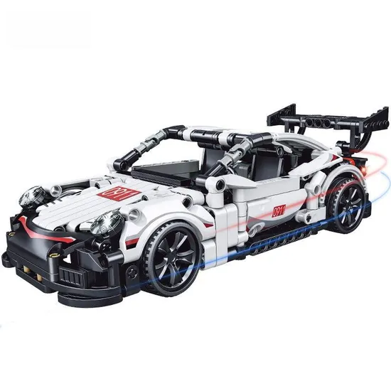 Brand Toys Kids Technic Machinery Speed Racing Assembly Car Model